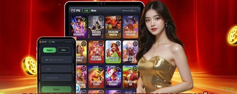 Coleção Premium de Slots 777fax - NetEnt, Pragmatic Play, Evolution